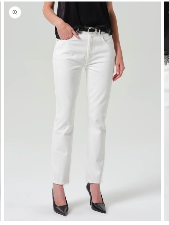 Citizens Of Humanity Denim - NWT Charlotte High Rise Straight In Soft White Denim Jeans Pants size 12 31